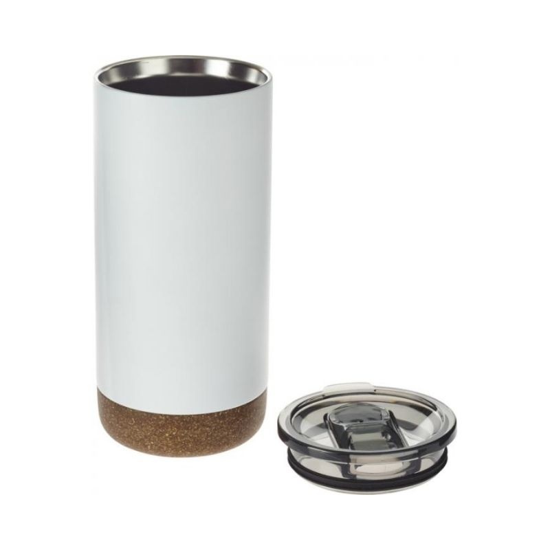 Logotrade promotional item image of: Valhalla copper vacuum tumbler, white