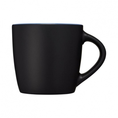 Logotrade promotional giveaway image of: Riviera ceramic mug, black/blue