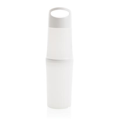 Logo trade promotional merchandise picture of: BE O bottle, organic water bottle, white