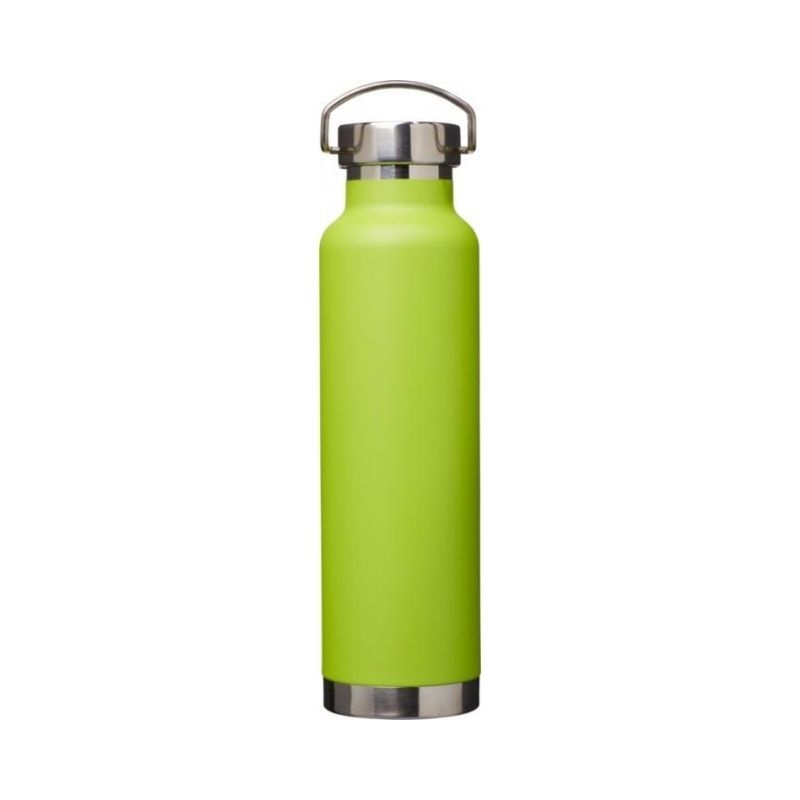 Logotrade promotional giveaways photo of: Thor copper vacuum insulated bottle, lime green