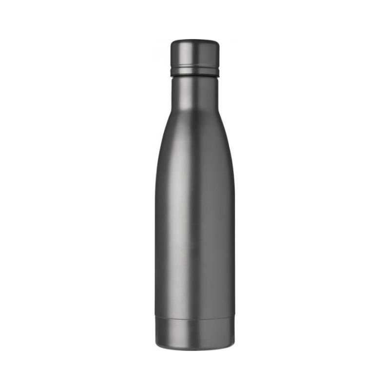 Logo trade promotional gift photo of: Vasa copper vacuum insulated bottle, titanium