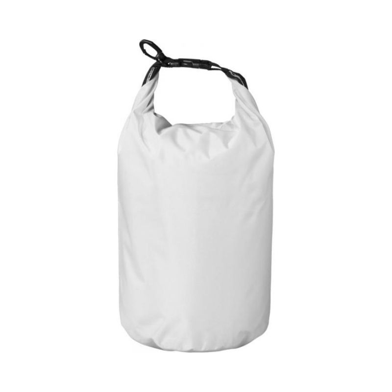 Logo trade advertising products picture of: Survivor roll-down waterproof outdoor bag 5 l, white