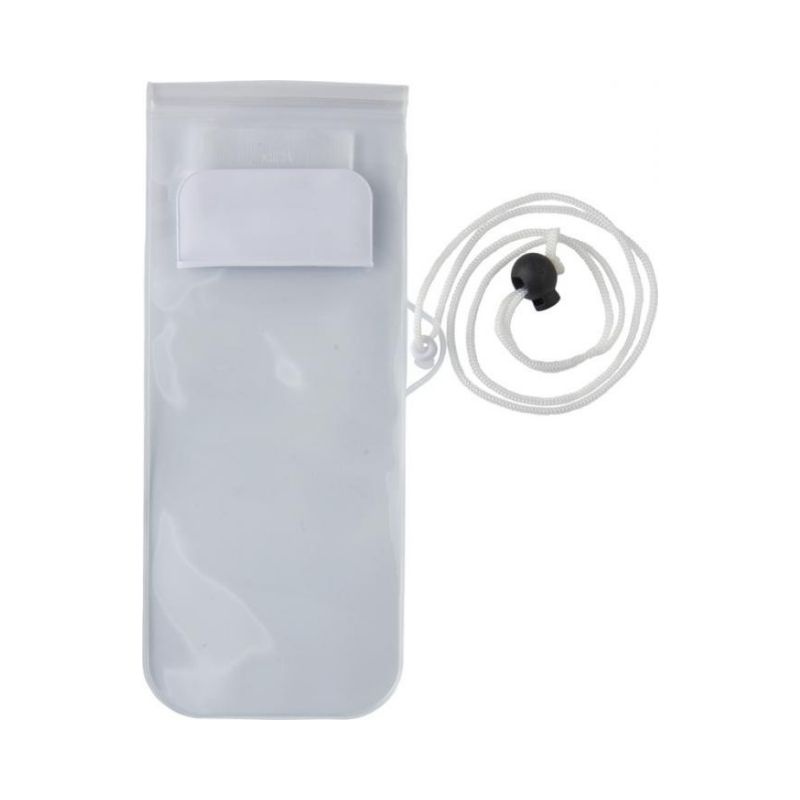 Logo trade promotional giveaways image of: Mambo waterproof storage pouch, white