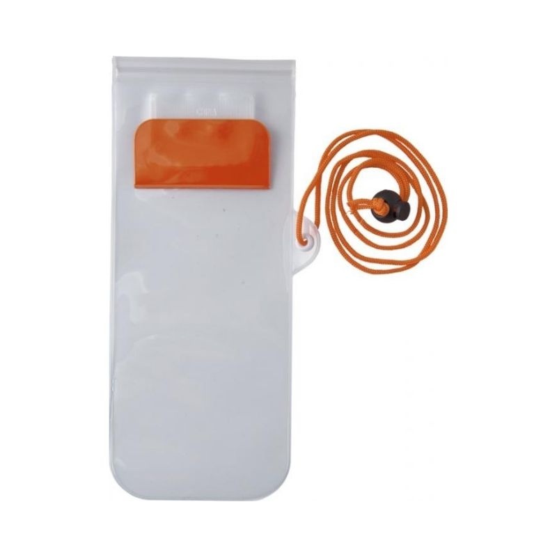 Logo trade promotional products image of: Mambo waterproof storage pouch, orange