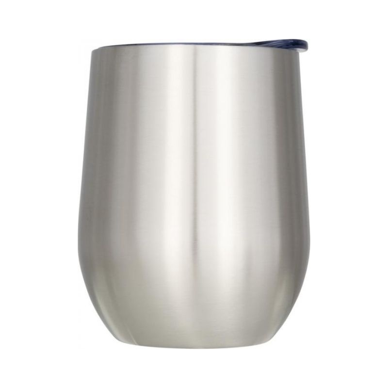 Logo trade promotional merchandise image of: Corzo Copper Vacuum Insulated Cup, silver