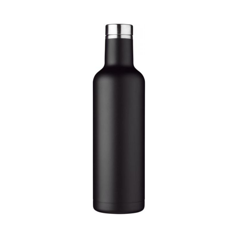 Logo trade business gift photo of: Pinto Copper Vacuum Insulated Bottle, black