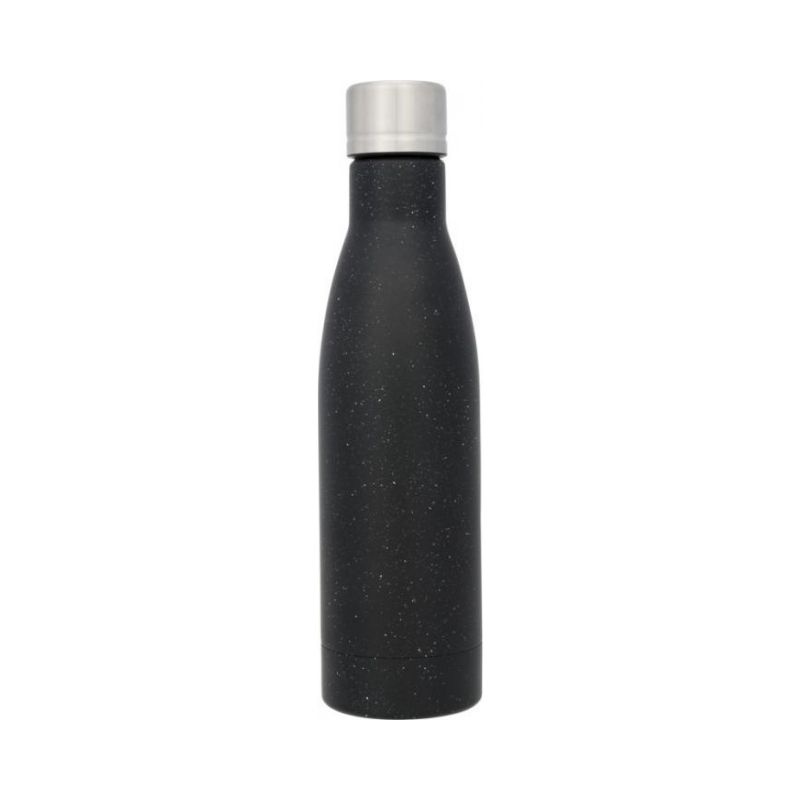 Logo trade promotional product photo of: Vasa speckled copper vacuum insulated bottle, black