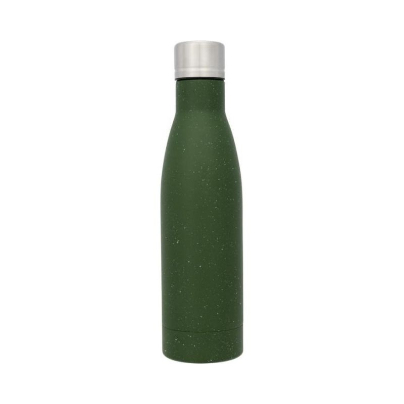 Logo trade promotional product photo of: Vasa speckled copper vacuum insulated bottle, green