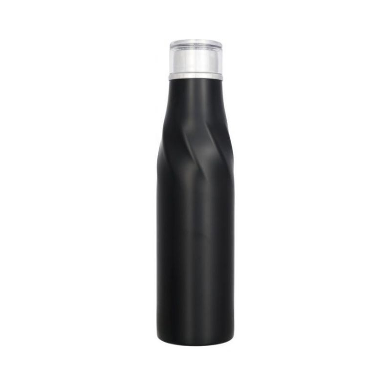 Logotrade promotional products photo of: Hugo auto-seal copper vacuum insulated bottle, black