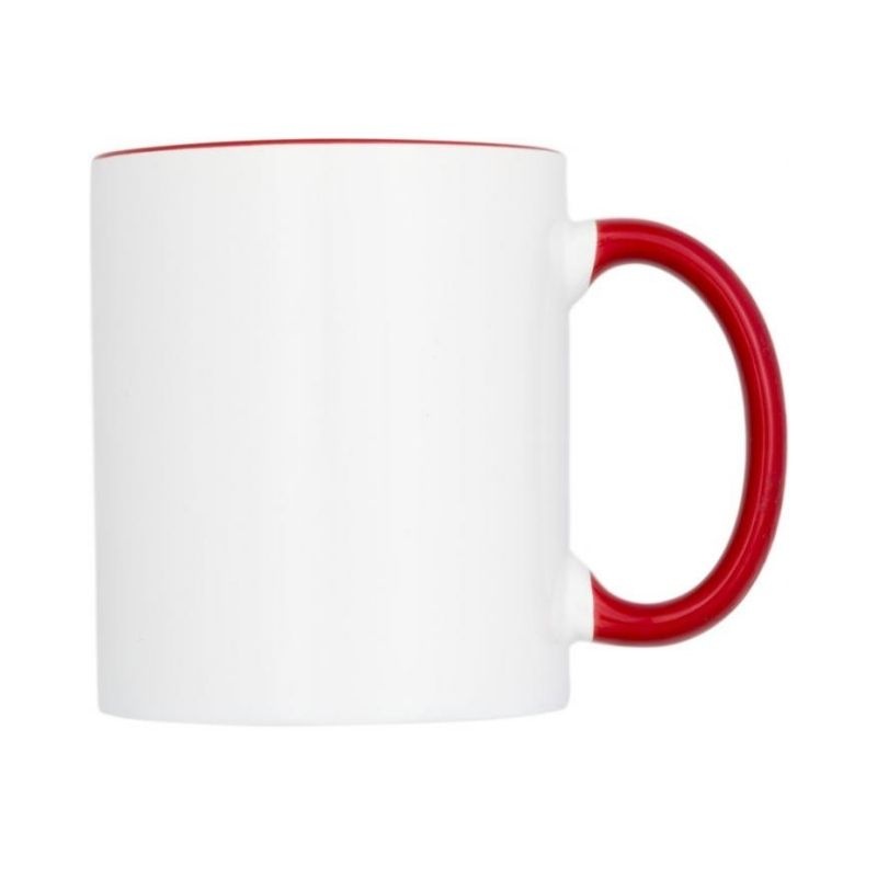 Logo trade advertising product photo of: Pix sublimation colour pop mug, red