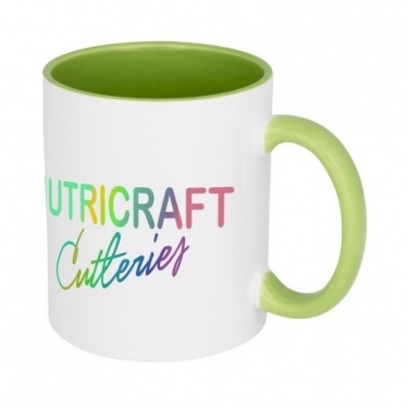 Logo trade advertising product photo of: Pix sublimation colour pop mug, lime green