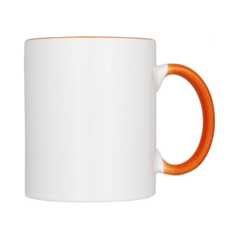 Logo trade promotional merchandise photo of: Pix sublimation colour pop mug, orange