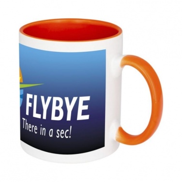 Logotrade promotional gift picture of: Pix sublimation colour pop mug, orange