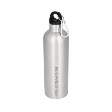 Logo trade corporate gifts picture of: Atlantic vacuum insulated bottle, silver