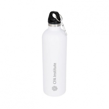 Logotrade promotional product picture of: Atlantic vacuum insulated bottle, white