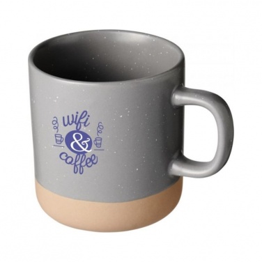 Logo trade advertising products picture of: Pascal 360 ml ceramic mug, grey