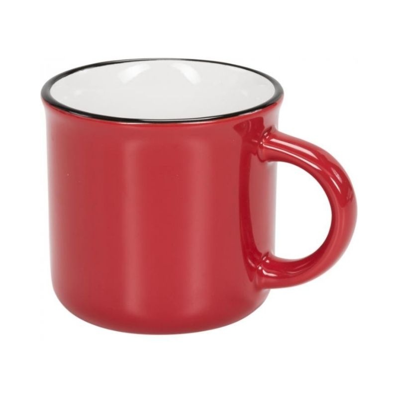 Logotrade promotional merchandise image of: Ceramic campfire mug, red