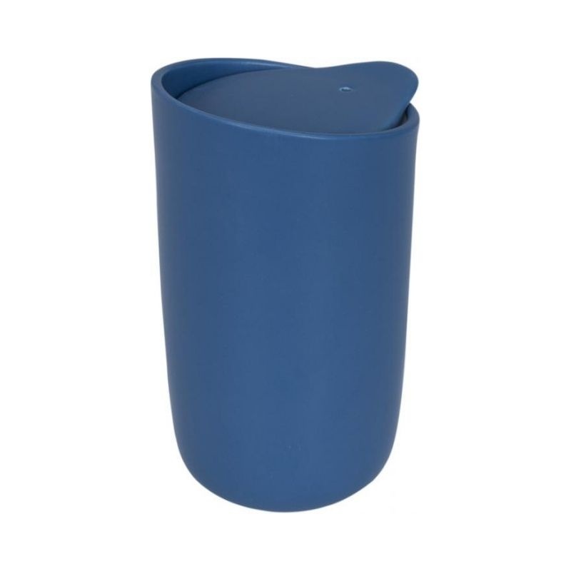 Logo trade promotional products picture of: Mysa 410 ml double wall ceramic tumbler, blue