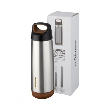 Logotrade corporate gifts photo of: Valhalla 600ml copper vacuum insulated sport bottle, silver