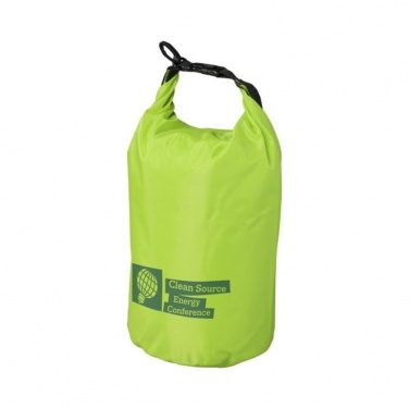 Logotrade promotional item picture of: Camper 10 L waterproof outdoor bag, lime