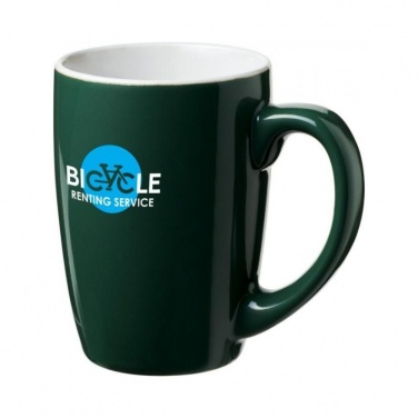 Logo trade promotional gifts picture of: Mendi 350 ml ceramic mug, green