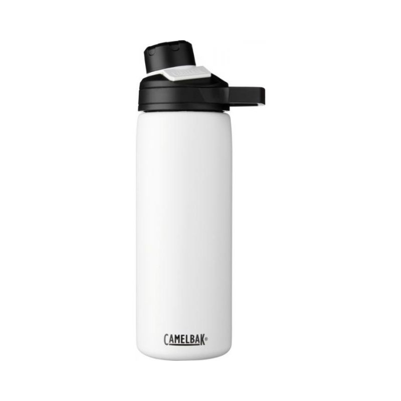 Logo trade promotional giveaway photo of: Chute Mag 600 ml copper vacuum insulated bottle, white