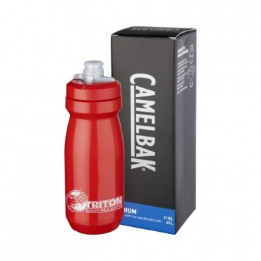 Logotrade promotional item image of: Podium 620 ml sport bottle, red