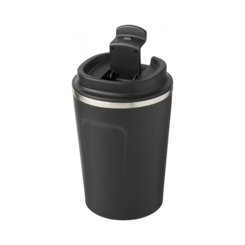 Logo trade promotional items image of: Thor 360 ml leak-proof copper vacuum tumbler, black