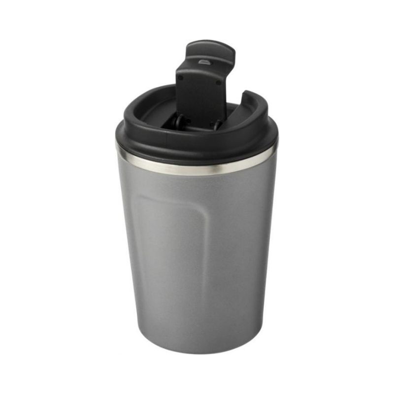 Logo trade promotional gifts image of: Thor 360 ml leak-proof copper vacuum tumbler, grey