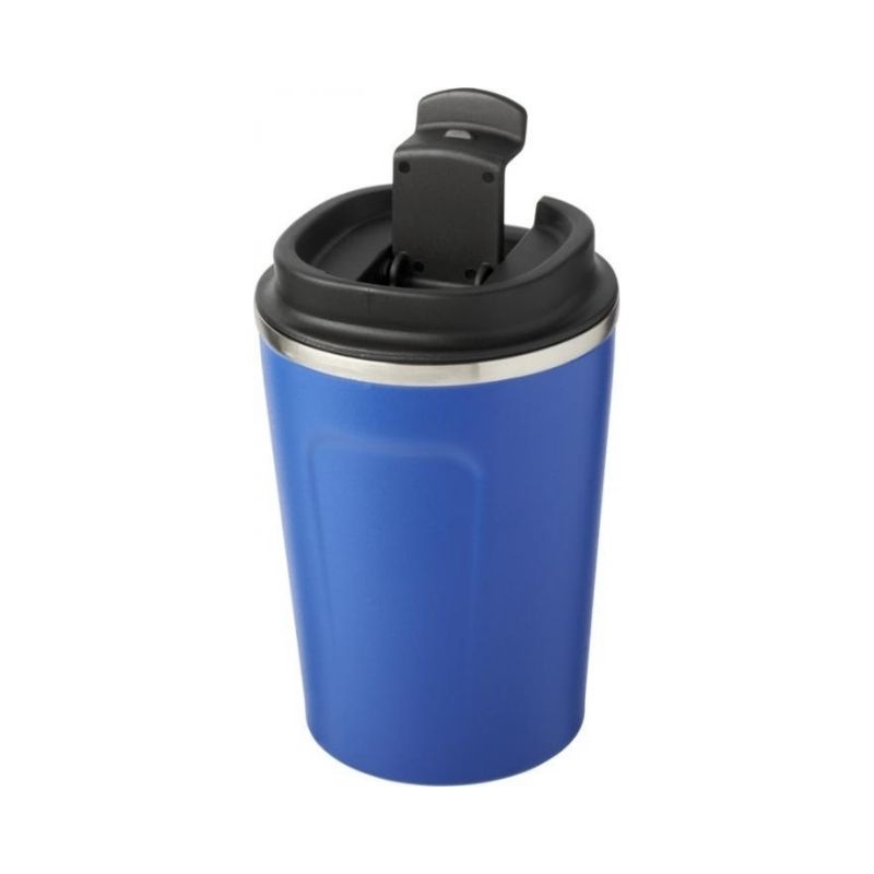 Logotrade promotional giveaway image of: Thor 360 ml leak-proof copper vacuum tumbler, blue