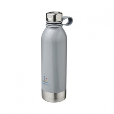 Logo trade business gift photo of: Perth 740 ml stainless steel sport bottle, grey