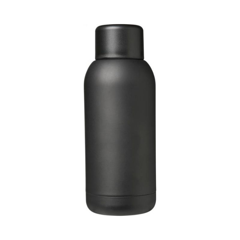 Logotrade business gift image of: Brea 375 ml vacuum insulated sport bottle, black