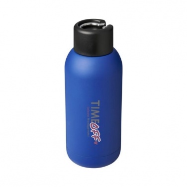 Logo trade business gifts image of: Brea 375 ml vacuum insulated sport bottle, blue