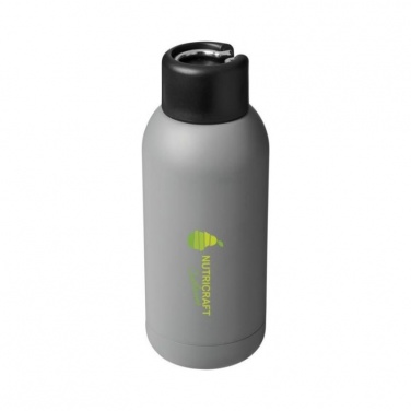 Logo trade promotional giveaway photo of: Brea 375 ml vacuum insulated sport bottle, grey