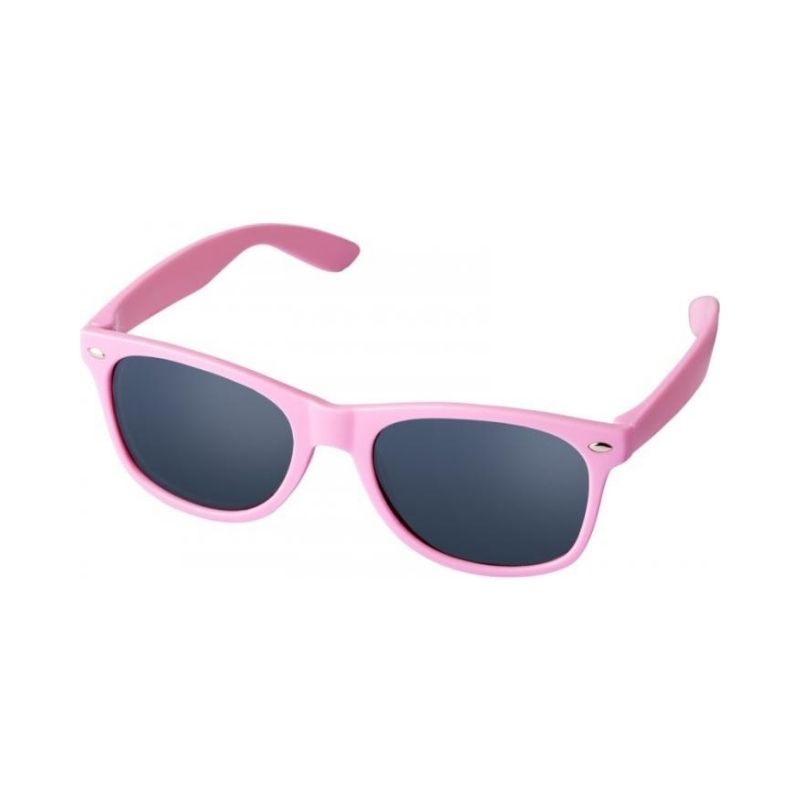 Logo trade promotional merchandise image of: Sun Ray sunglasses for kids, magneta