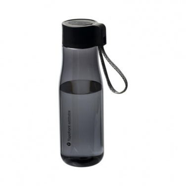 Logotrade promotional merchandise image of: Ara 640 ml Tritan™ sport bottle with charging cable, smoked