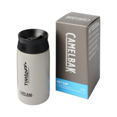 Logo trade business gift photo of: Hot Cap 350 ml copper vacuum insulated tumbler, grey