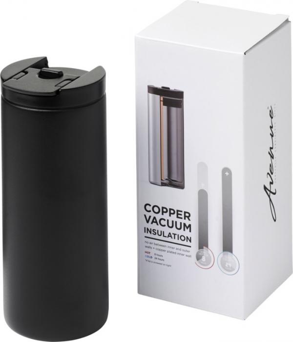 Logotrade corporate gift image of: Lebou 360 ml copper vacuum insulated tumbler, black