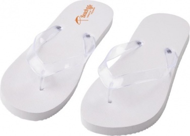 Logotrade advertising product picture of: Railay beach slippers (L), white