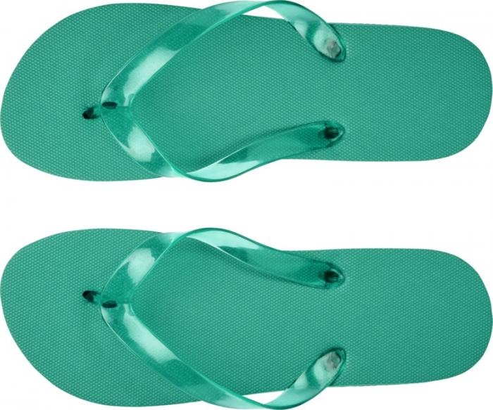 Logotrade promotional gift picture of: Railay beach slippers (L), green