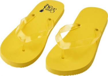 Logotrade promotional merchandise image of: Railay beach slippers (L), yellow