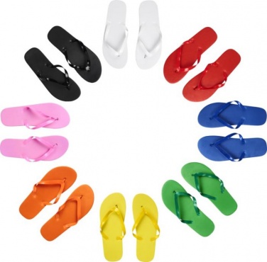 Logo trade corporate gift photo of: Railay beach slippers (L), yellow