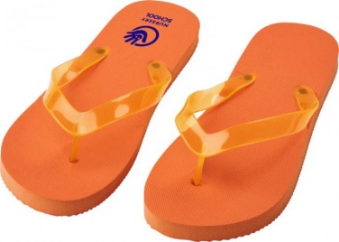 Logo trade advertising product photo of: Railay beach slippers (L), orange