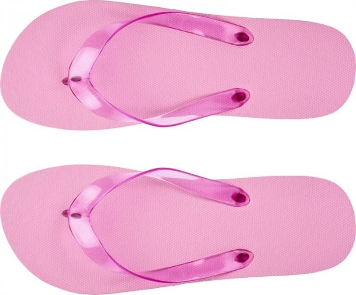 Logotrade promotional giveaway picture of: Railay beach slippers (L), light pink