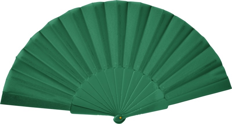 Logotrade promotional merchandise picture of: Maestral foldable handfan in paper box, green