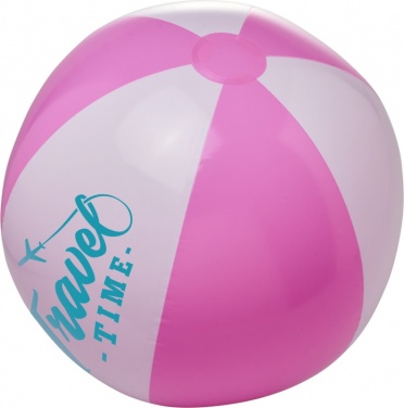 Logo trade promotional giveaways picture of: Bora solid beach ball, pink