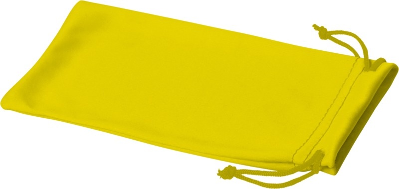 Logotrade corporate gifts photo of: Clean microfibre pouch for sunglasses, yellow