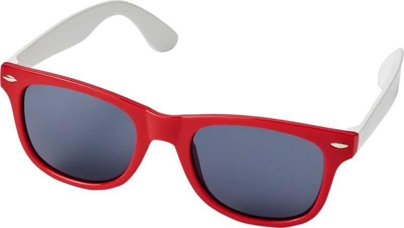 Logo trade business gift photo of: Sun Ray colour block sunglasses, red