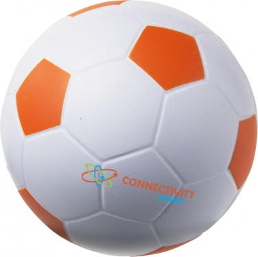 Logo trade promotional gifts picture of: Football stress reliever, orange