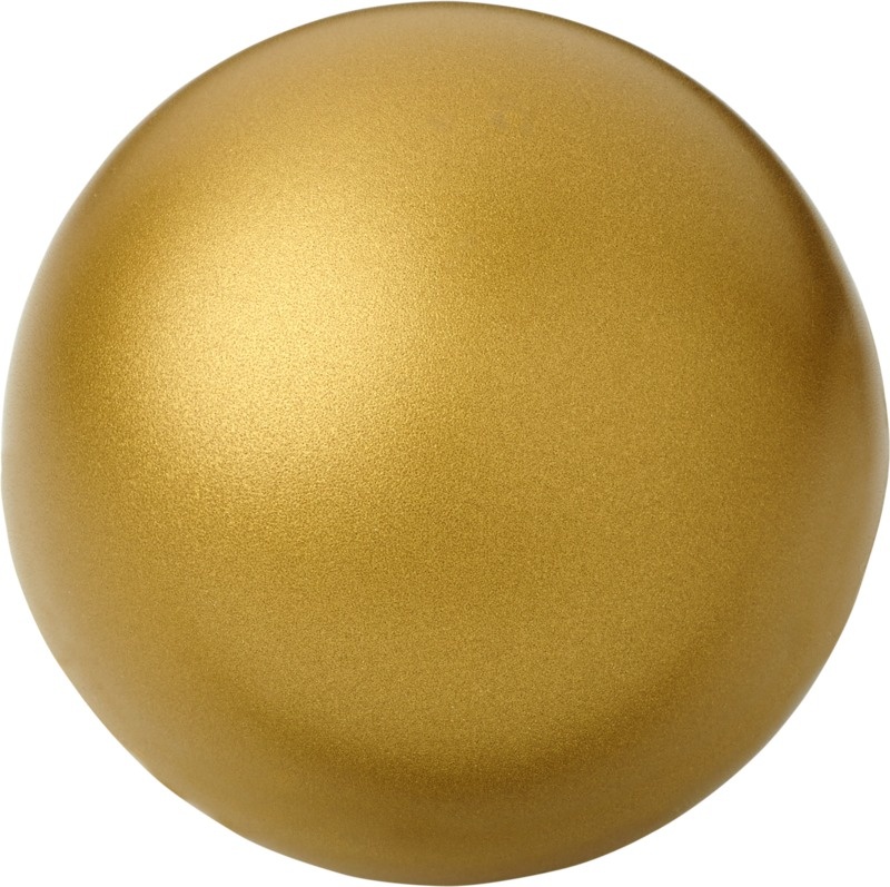 Logotrade promotional product picture of: Cool round stress reliever, gold